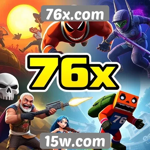 Exploração dos jogos populares disponíveis no 76x.com